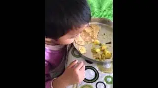 Surprise, shourjya having her meal alone