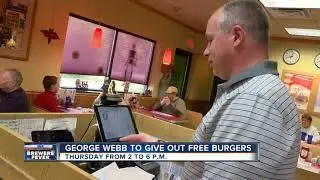 George Webb to give out FREE burgers Thursday