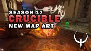 Quake Champions PTS - CRUCIBLE with Finished Map Art
