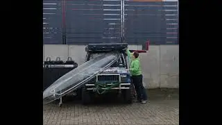 erste Nutzung des Dachzelt lift bei uns