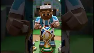Ronaldo and Messi plays minecraft ⚽ #shorts #football