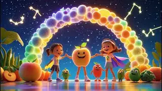 Fruity Veggie Dance Party | Healthy Eating Song & Poem for Kids | MiniTales Studio