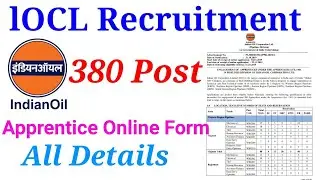 IOCL Apprentice Pipeline Online Form 2019