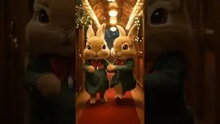 ➡️ farewell atmosphere on a steam train #shorts #ai #animation #cartoon #cute #disney #christmas