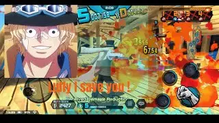 Sabo Gameplay FT His little Brother G5 Luffy  ( One Piece Bounty Rush )