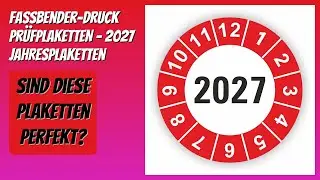 BEWERTUNG (2026): Fassbender-Druck PRÜFPLAKETTEN - 2027 Jahresplaketten. Infos
