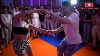 Melvin & Nahir - social bachata dancing @BtoB Dance Festiva   #kike&nahir #melvin&gatica