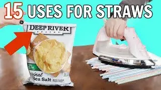 15 Brilliant Uses For Straws | STRAW HACKS