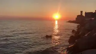 Sunset Adriatic Sea Piran Slovenia Where to go in Slovenia What to see in Slovenia Sunset Food