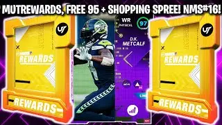 MUTREWARDS, FREE 95 OVERALL, AND SHOPPING SPREE! NO MONEY SPENT EPISODE 16! | MADDEN 21