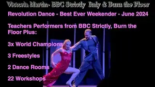Our best ever MJ Weekender Revolution Dance Ilkley BBC Strictly & World Champion Teachers Performers