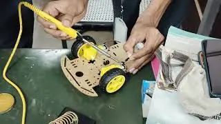 Sakthi Polytechnic College - IoT Robo car Assembling