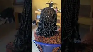Achieved this curls with snap rollers #curls #curler #braids