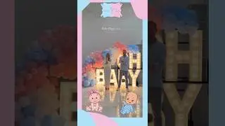 Amazing gender reveal party #babyshower #viral #trending