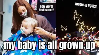 WEEKEND IN MY LIFE | NJ MAGIC OF LIGHTS, BIG BOY CARSEAT & BABYS FIRST HAIRCUT