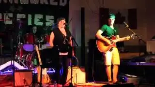 Harcourt Park Rockfest Stephanie and Shawn Lowry performing
