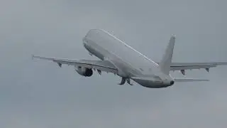 Airbus a321-231 VP-BHN авиакомпании Nordwind взлет из Бегишево 14.06.18.