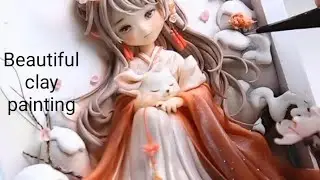 Wow so beautiful clay painting 🦷🦷🦷🤔