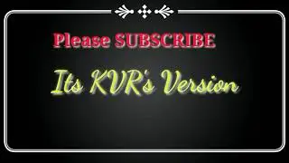 My intro | It's KVR's Version