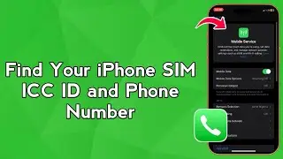 Find Your iPhone SIM ICC ID and Phone Number