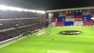 Rangers 2-0 Porto, Europa League, Player Walk Out, Fan Atmosphere