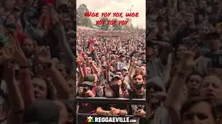 WOE YOY YOY&hellip; DJ Chiqui Dubs plays Bob Marley's Buffalo Soldier and the massive crowd sings along!