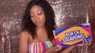 Box Of Crayons Makeup Palette Rainbow pride tutorial /Review