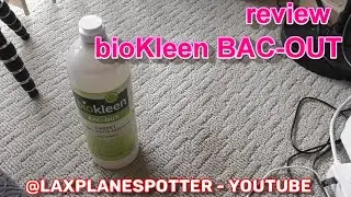 BIOKLEEN BAC-OUT CARPET ENZYME CLEANER TEST AND REVIEW