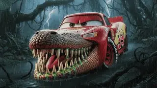 The Unthinkable Transformation: Lightning McQueen Becomes a River Predator