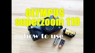 How to Use Olympus Superzoom 110 35mm Film Camera | Film Loading + Test Shots