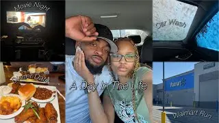 A DAY IN THE LIFE w/ K&Z NATION | Walmart Run, Dinner Date, Movie Night + Surprise Gift
