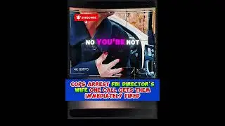 Cops Arrest Fbi Directors Wife One Call Gets Them Immediately Fired 1
