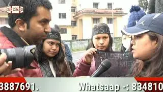 Students of Sikkim State University has intensified their agitation by raising black flag