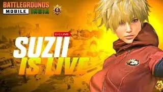 SQUAD RUSH GAMEPLAY WITH SUZII ❤️&zwj;🩹☺️|SUZI IS LIVE | BGMI #bgmi #bgmilive