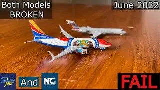 *BOTH MODELS BROKEN* 1:400 Gemini Jets & NG Models 2 Model Unboxing | June 2022.