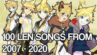 ~2020 UPDATE~ The Many Voices of Kagamine Len (2007-2020) [100 SONGS]