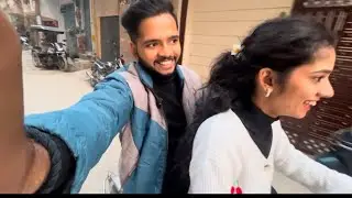 Aaj Sikhaya behen ko scooty chalana 