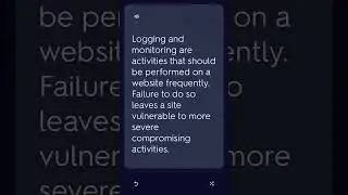 Security logging and monitoring failures #owasptop10 #cybersecurity