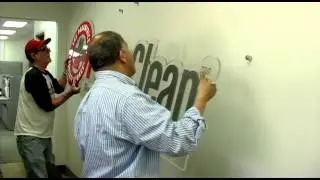 Custom Dimensional Letters/Logo Lobby Signage Installation