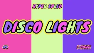 Color Changing Scree- Pink vs Mint Green vs Violet [Disco Lights- Hyper  Speed- 1 Hour].