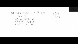 Geometry Reflection across line y=-3, y=1,x=-1,x=2