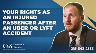 Ваши права как пострадавшего пассажира после аварии с участием Uber или Lyft | Cordisco & Saile