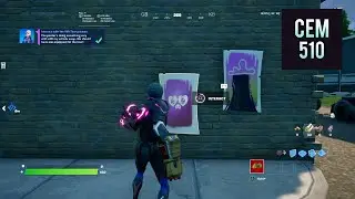 Interact with the Rift Tour posters Fortnite Rift Tour Challenges
