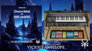 KORG MiniKORG presets by Vicious Antelope: Chrome Ballad | 80s, retro, vintage keys