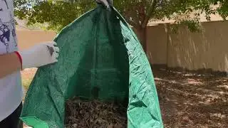 How to Rake Leaves The Easy Way | Gardzen Reusable Garden Bags