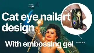 Peacock Feather + Murugan Vel Nail Art Tutorial | Festive Tamil Nail Design #kiruthigabaskar 