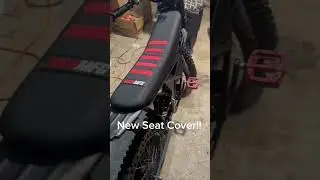 New Seat Cover After Wheelie Fail! GT73 #emoto #ebike #surron #gt73 #ridingtimes