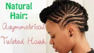 Short 4c Natural Hair styling Option: The FAUXHawk
