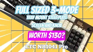 LTC NB1041 Pro Review 3-Mode Full Size Mechanical Keyboard | Review & Sound Test