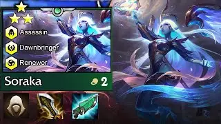 Soraka 3 Star | Buff Assassin Emblem and Leader Coven | TFT Replay Set 5 Patch 11.11